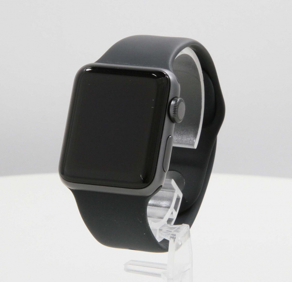 Apple Watch 38mm Space Gray Aluminum Series 31 Apple Watch Series 3 GPS 42mm Space Gray with Black Sport Band (MTF32) Б/У - ТвойGadget