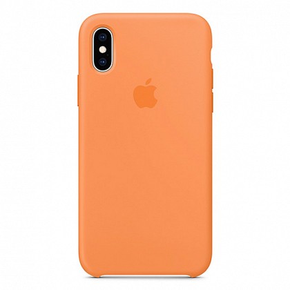 Чехол iPhone XS Max Silicone Case Papaya - ТвойGadget
