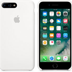 Чохол iPhone 8/7 Plus Silicone Case White - Зображення 1