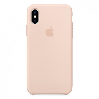 Чехол iPhone XS Max Silicone Case Pink Sand - ТвойGadget