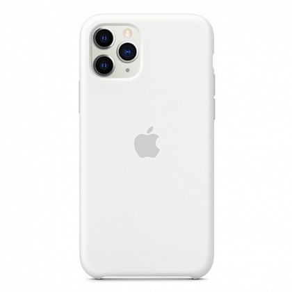 47875dfd8b98087f169e1f4283c12578 Чехол iPhone 11 Pro Silicone Case White - ТвойGadget