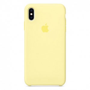Чохол iPhone XS Max Silicone Case Mellow Yellow