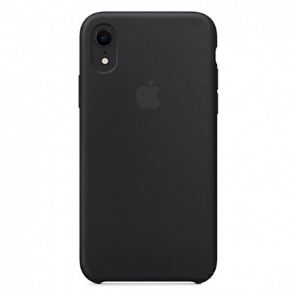 Чехол iPhone XR Silicone Case Black - ТвойGadget