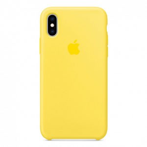 Чохол iPhone XS Max Silicone Case Canary Yellow