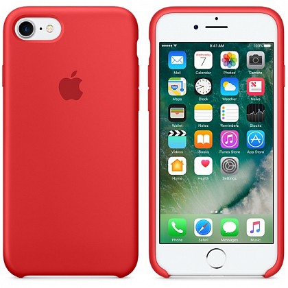 69950963d6b9839417e2a3b55c13f98e Чохол iPhone 8/7 Silicone Case Red - ТвойGadget