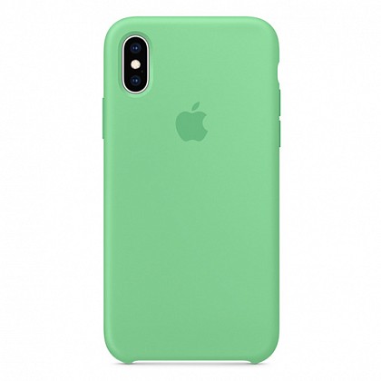 6a3c93f7ffe6f2694444b6ea88379658 Чехол iPhone XS Max Silicone Case Spearmint - ТвойGadget