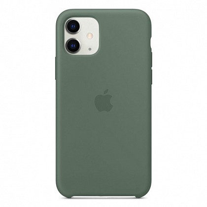 6ef80b513d245aeef285f05c0f23c6c6 Чохол iPhone 11 Silicone Case Pine Green - ТвойGadget