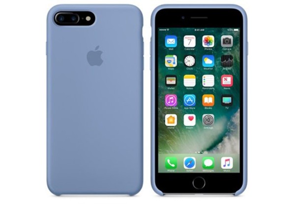 809575961432 Чехол iPhone 8/7 Plus Silicone Case Azure - ТвойGadget