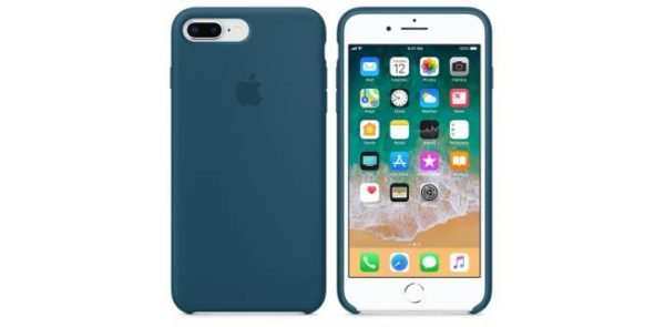 Чехол iPhone 8/7 Plus Silicone Case Cosmos Blue - ТвойGadget