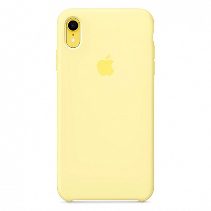 Чехол iPhone XR Silicone Case Mellow Yellow - ТвойGadget