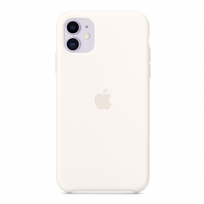 Чохол iPhone 11 Silicone Case White - ТвойGadget