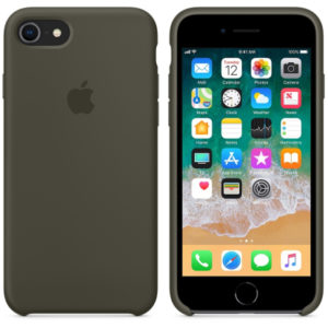 Чехол iPhone 8/7 Silicone Case Dark Olive