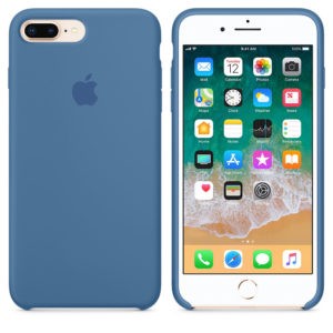Чохол iPhone 8/7 Plus Silicone Case Denim Blue