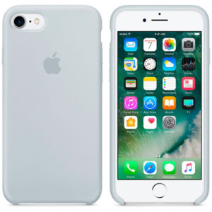 Чехол iPhone 8/7 Silicone Case Mist Blue