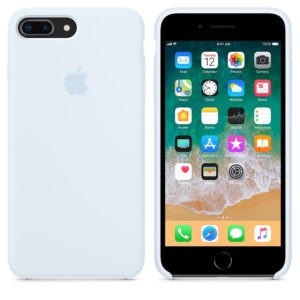 Чехол iPhone 8/7 Plus Silicone Case Sky Blue