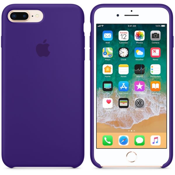 Чехол iPhone 8/7 Plus Silicone Case Ultra Violet - ТвойGadget