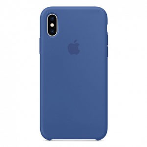 Чохол iPhone XS Max Silicone Case Delft Blue