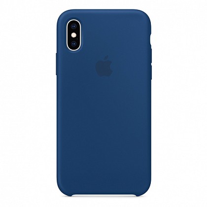 e54fbde5957675d33b1c944fa58786b7 Чехол iPhone XS Max Silicone Case Blue Horizon - ТвойGadget