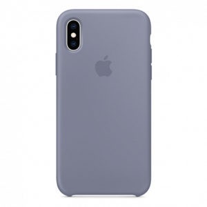 Чохол iPhone XS Max Silicone Case Lavender Gray