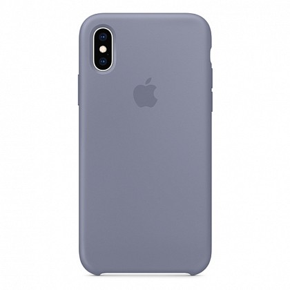 f4e08dc3f6d50186c290545621e2de9f Чехол iPhone XS Max Silicone Case Lavender Gray - ТвойGadget