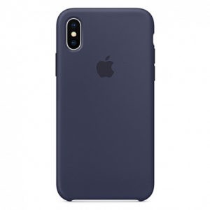 Чохол iPhone XS Max Silicone Case Midnight Blue
