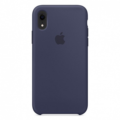 f7123e99ba1effc9b0a7ded57915c0d8 Чехол iPhone XR Silicone Case Midnight Blue - ТвойGadget
