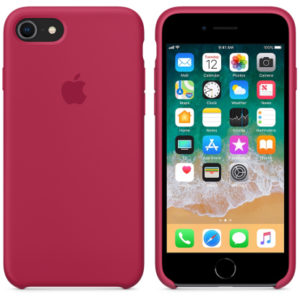 Чехол iPhone 8/7 Silicone Case Rose Red