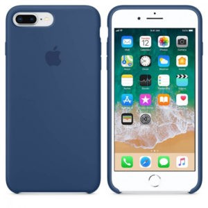 Чохол iPhone 8/7 Plus Silicone Case Blue Cobalt