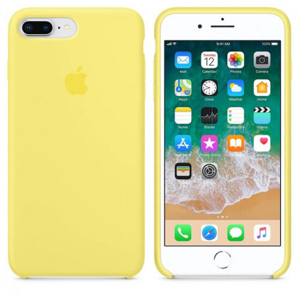 mrfy2_av1_silver Чехол iPhone 8/7 Plus Silicone Case Lemonade - ТвойGadget