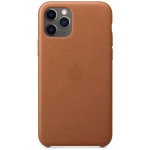 Чохол оригінальний шкіряний iPhone 11 Pro Leather Case - Saddle Brown (MWYD2) - Зображення 5