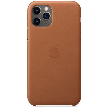 Чохол оригінальний шкіряний iPhone 11 Pro Leather Case – Saddle Brown (MWYD2) - ТвойGadget