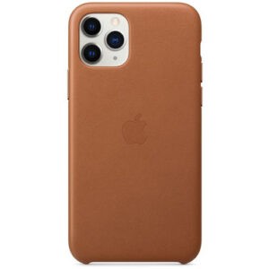 Чохол оригінальний шкіряний iPhone 11 Pro Leather Case - Saddle Brown (MWYD2) - Зображення 4
