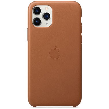 Чохол оригінальний шкіряний iPhone 11 Pro Leather Case – Saddle Brown (MWYD2) - ТвойGadget