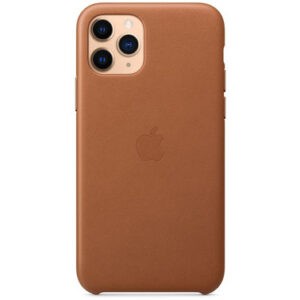 Чохол оригінальний шкіряний iPhone 11 Pro Leather Case - Saddle Brown (MWYD2) - Зображення 3