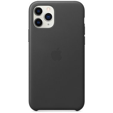 Чохол шкіряний оригінальний iPhone 11 Pro Leather Case – Black (MWYE2) - ТвойGadget