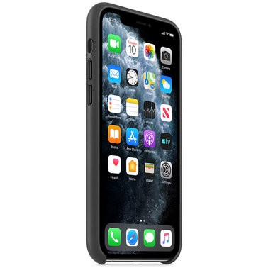 Чохол шкіряний оригінальний iPhone 11 Pro Leather Case – Black (MWYE2) - ТвойGadget