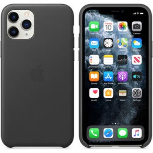 Чохол шкіряний оригінальний iPhone 11 Pro Leather Case - Black (MWYE2) - Зображення 1