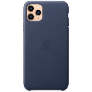 Чохол шкіряний оригінальний iPhone 11 Pro Leather Case - Midnight Blue (MWYG2) - Зображення 5