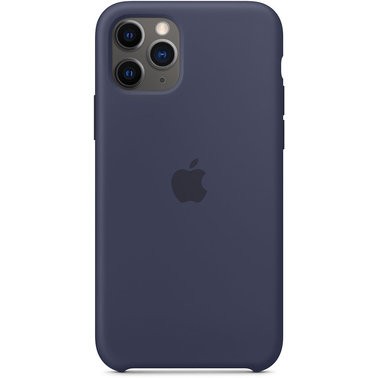 Чохол силіконовий оригінальний iPhone 11 Pro Max Silicone Case – Midnight Blue (MWYW2) - ТвойGadget