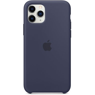 Чохол силіконовий оригінальний iPhone 11 Pro Max Silicone Case – Midnight Blue (MWYW2) - ТвойGadget