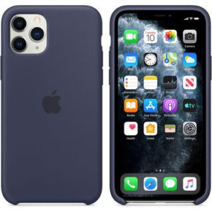 Чохол силіконовий оригінальний iPhone 11 Pro Max Silicone Case - Midnight Blue (MWYW2) - Зображення 1