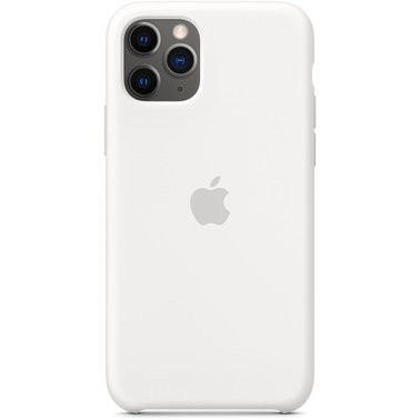 Чохол силіконовий оригінальний iPhone 11 Pro Max Silicone Case – White (MWYX2) - ТвойGadget