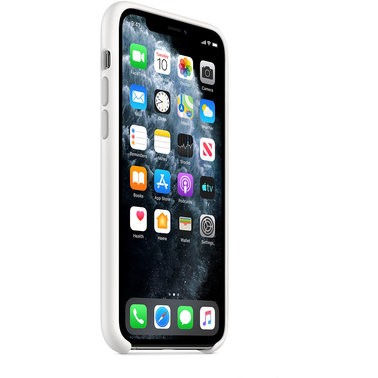 Чохол силіконовий оригінальний iPhone 11 Pro Max Silicone Case – White (MWYX2) - ТвойGadget