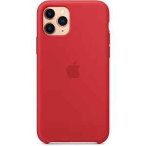 Чохол силіконовий оригінальний iPhone 11 Pro Max Silicone Case - Red (PRODUCT) (MWYV2) - Зображення 3
