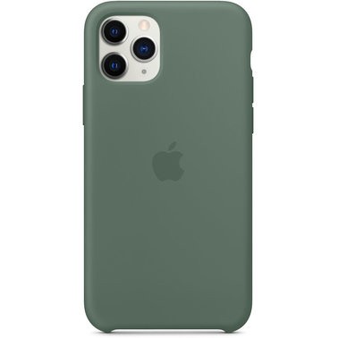 Чохол силіконовий оригінальний iPhone 11 Pro Max Silicone Case – Pine Green (MX012) - ТвойGadget