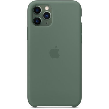 Чохол силіконовий оригінальний iPhone 11 Pro Max Silicone Case – Pine Green (MX012) - ТвойGadget