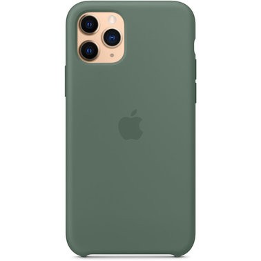 Чохол силіконовий оригінальний iPhone 11 Pro Max Silicone Case – Pine Green (MX012) - ТвойGadget