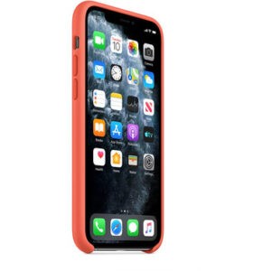 Чохол силіконовий оригінальний iPhone 11 Pro Max Silicone Case - Clementine (MX022) - Зображення 2