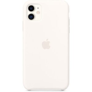 Чохол силіконовий оригінальний iPhone 11 Silicone Case - White (MWVX2) - Зображення 6