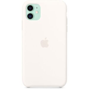 Чохол силіконовий оригінальний iPhone 11 Silicone Case - White (MWVX2) - Зображення 5